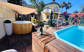 Calpe chalet privado piscina a 5min de la playa y centro jacuzzi barbacoa wifi aire